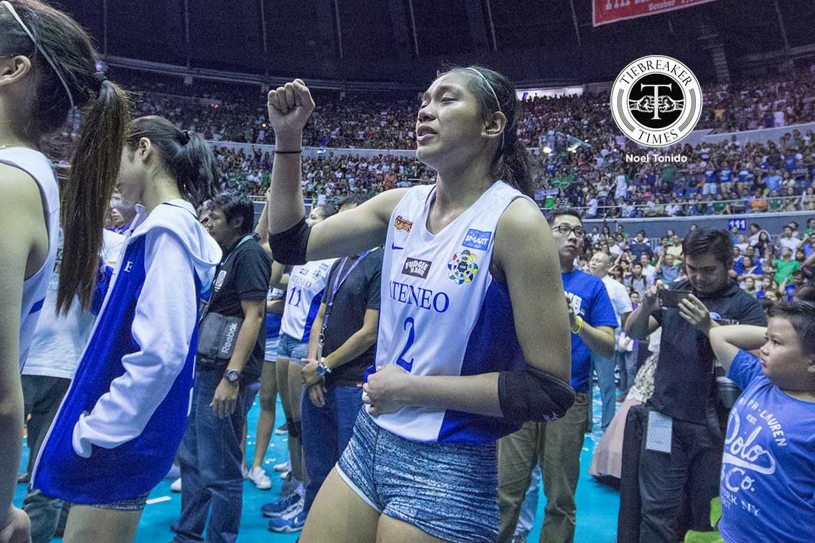 UAAP-S78-WVB-Finals-G3-Alyssa-Valdez Ateneo Lady Eagles: UAAP LXXIX Starter Pack ADMU Bandwagon Wire UAAP Volleyball  - philippine sports news