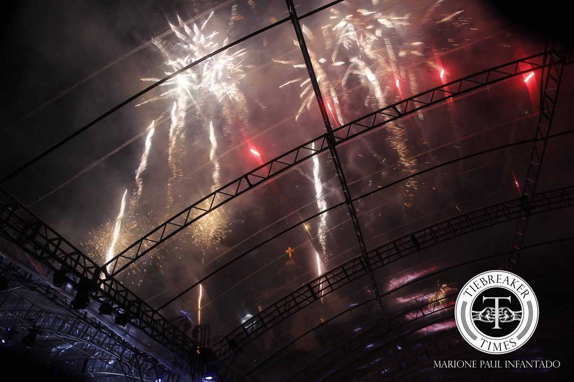 UAAP-Season-79-Fireworks UAAP Season LXXIX formally opens 'Thomasian-style' News UAAP UST - philippine sports news
