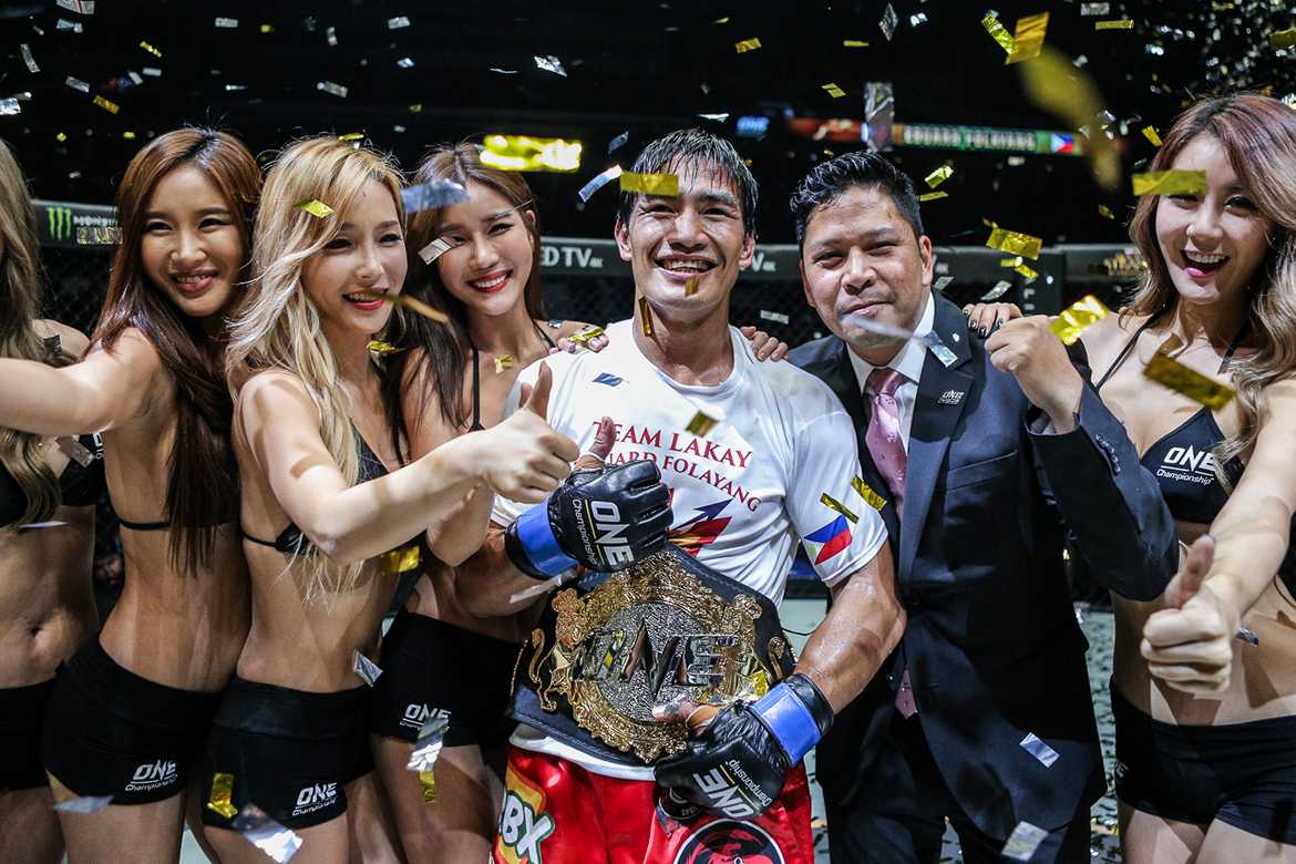 ONE-Defending-Honor-Eduard-Folayang-celebration Folayang prepared to defend, ready to repeat Mixed Martial Arts News ONE Championship - philippine sports news