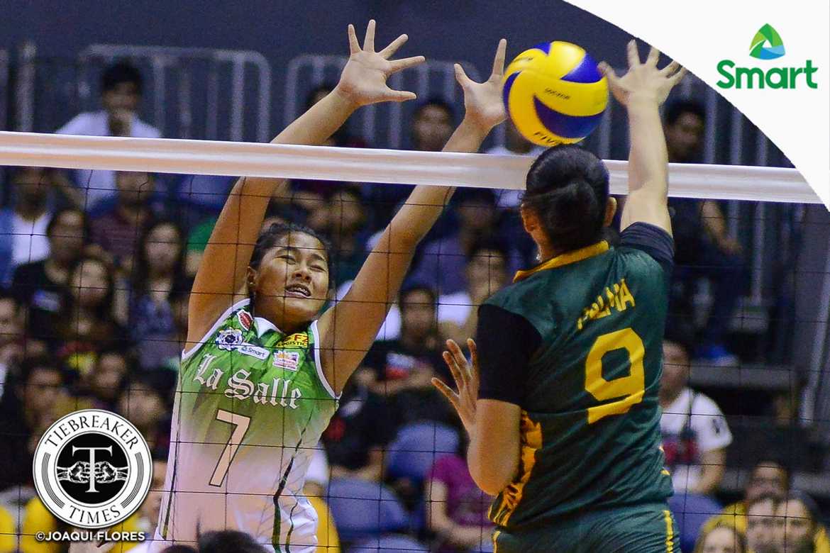 UAAP-79-DLSU-vs.-FEU-Luna-8353 Lady Spikers versus Lady Eagles Round One: Survival Kit ADMU Bandwagon Wire DLSU UAAP Volleyball - philippine sports news