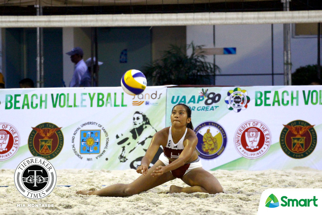 UAAP-80-Womens-Beach-Volleyball-UP-def-UE-Estranero No regrets for UP's do-everything girl Ayel Estrañero News UAAP UP Volleyball - philippine sports news