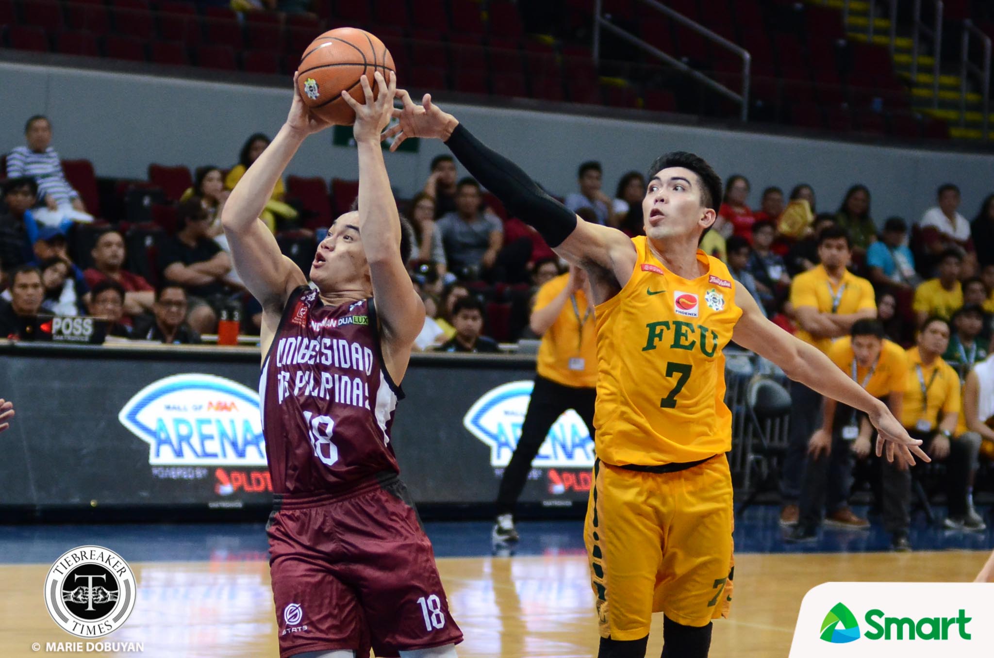 UAAp-80-mens-Basketball-UP-FEU-Deisderio-Dennison-2065 Ino Comboy misses Ron Dennison after Paul Desiderio's heater: 'Kahit mainit yung kalaban, hindi siya nadodown' Basketball FEU News UAAP - philippine sports news