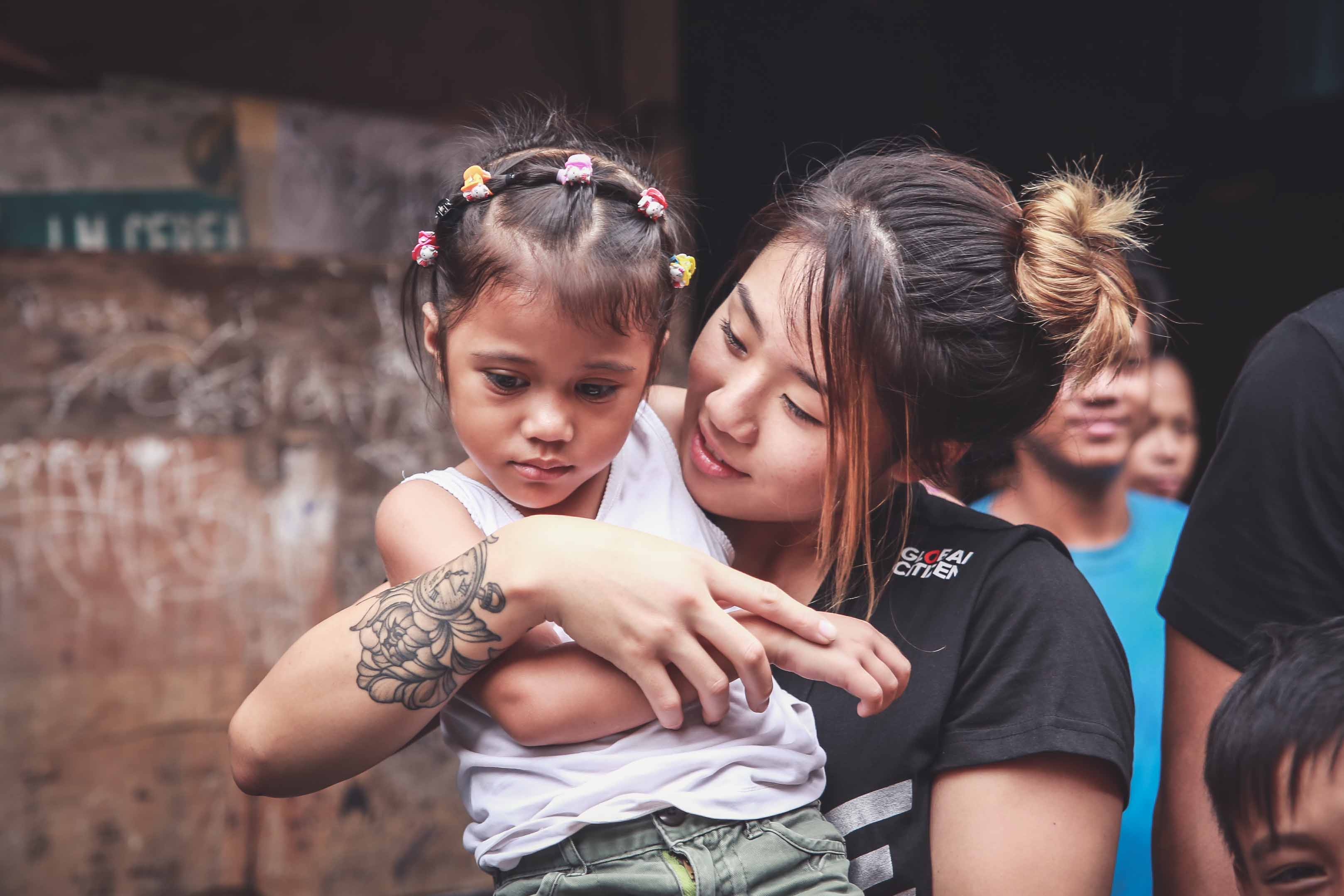 ONE-Global-Superheroes-CSR-Angela-Lee ONE Championship's Global Citizen Ambassadors visit Tondo Mixed Martial Arts News ONE Championship - philippine sports news