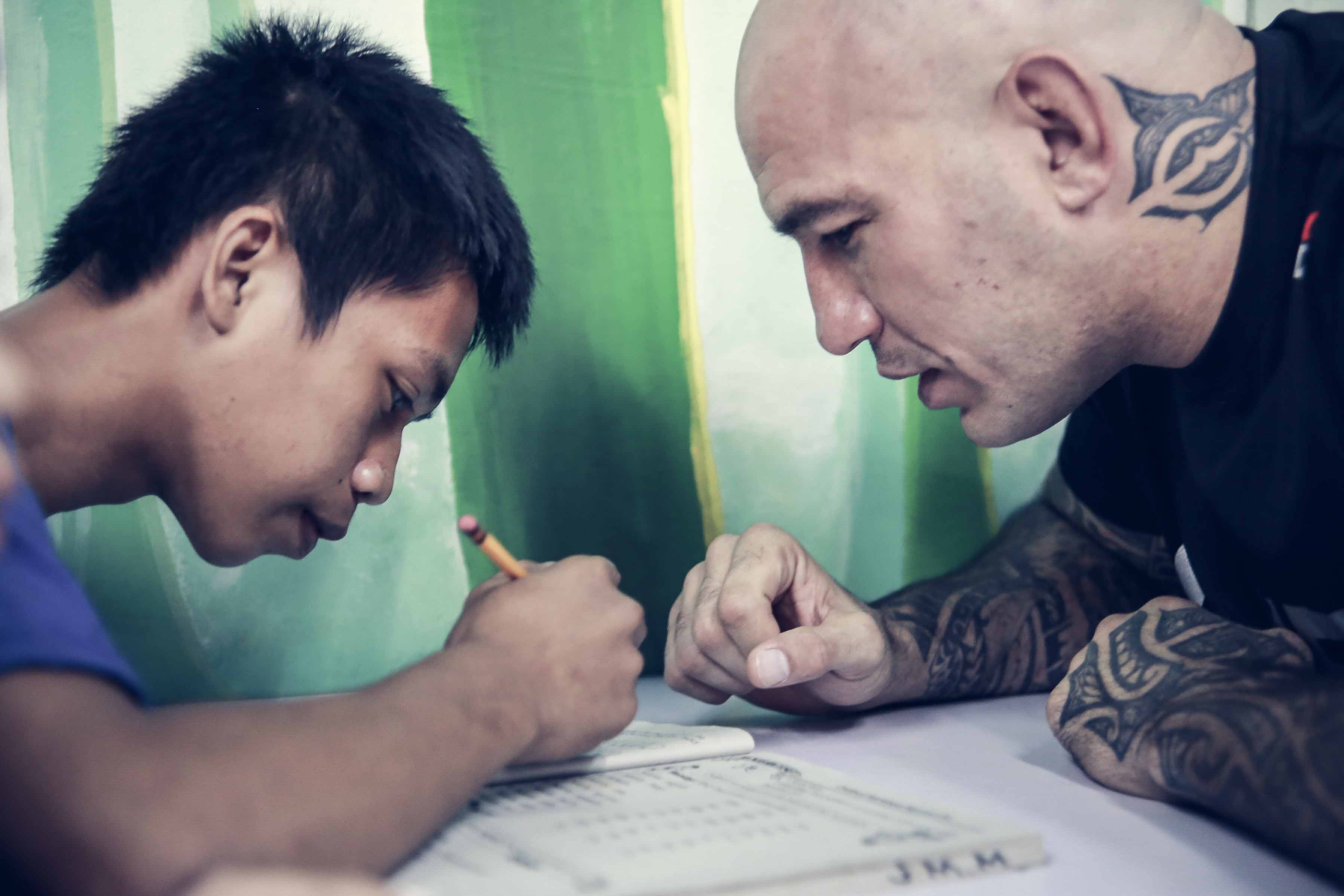 ONE-Global-Superheroes-CSR-Brandon-Vera ONE Championship's Global Citizen Ambassadors visit Tondo Mixed Martial Arts News ONE Championship - philippine sports news