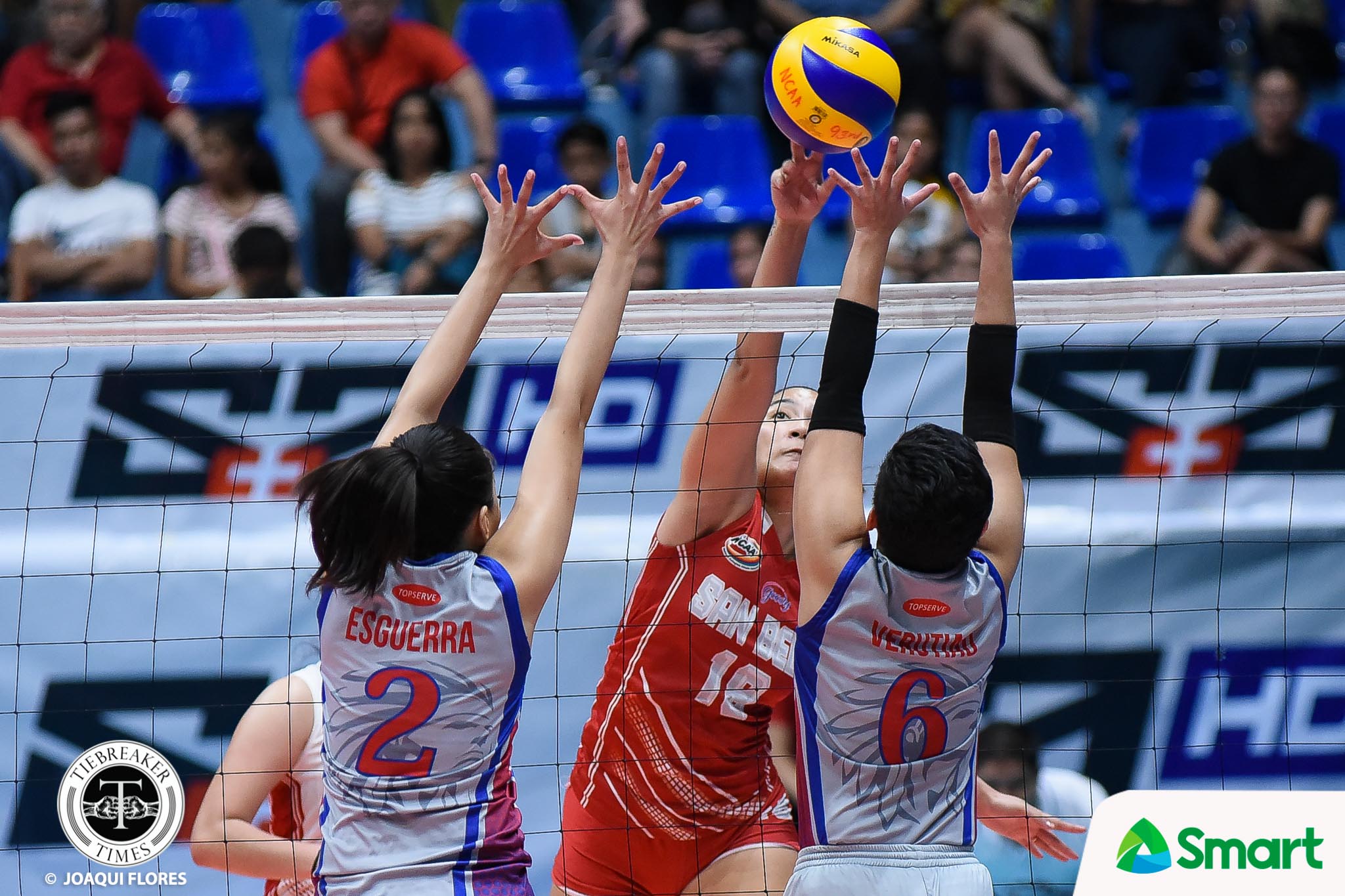 NCAA-93-Volleyball-AU-vs.-SBU-Racraquin-1611 San Beda no longer intimidated by Arellano, says Cesca Racraquin NCAA News SBC Volleyball - philippine sports news