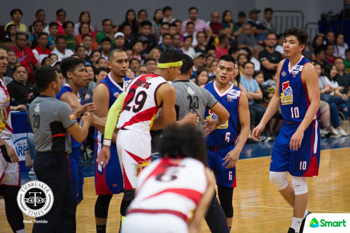 2018 pba philippine cup finals game 2 – san miguel def magnolia – santos jalalon scuffle
