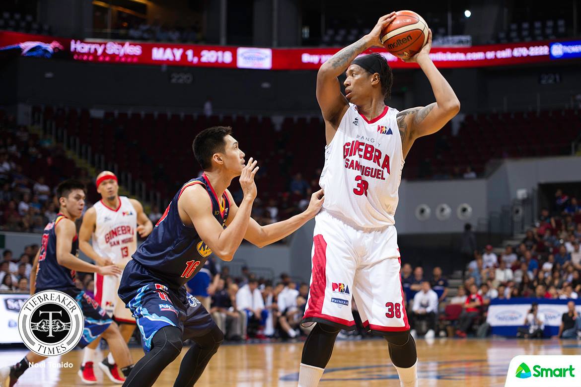 2018 pba philippine cup qf g1 – ginebra def rain or shine – joe devance