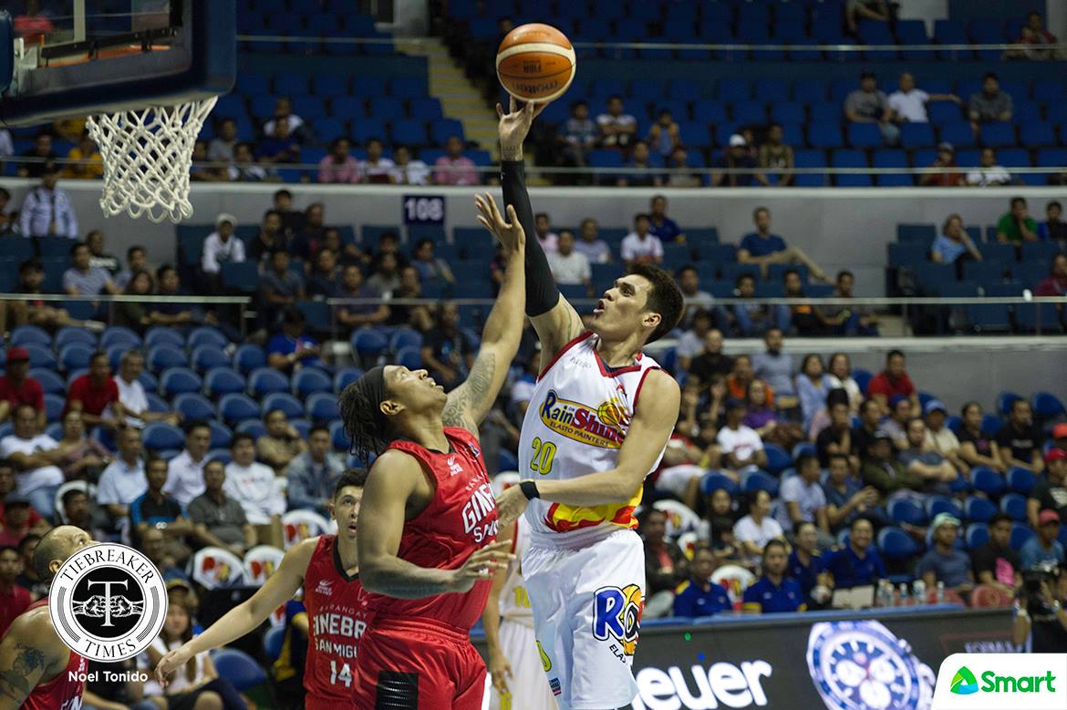 2018 pba philippine cup qf game 2 – ginebra def rain or shine – raymond almazan