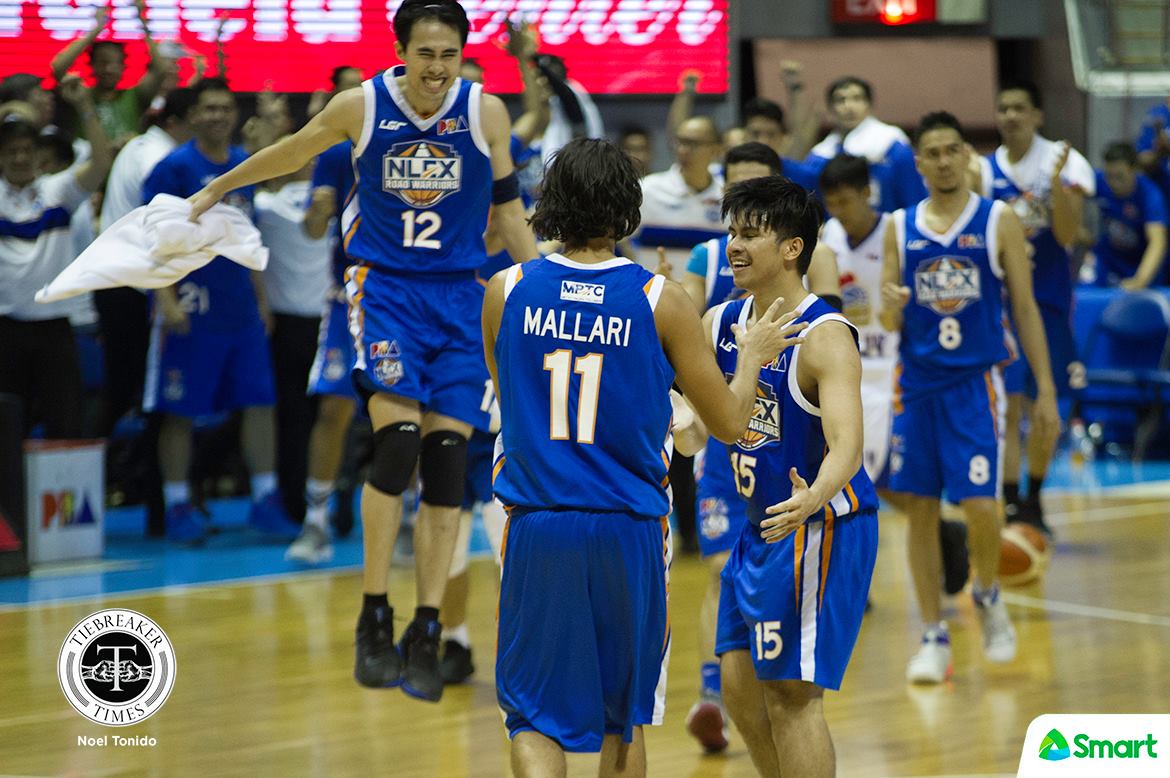 2018 pba philippine cup semifinals game 1 – nlex def magnolia – road warriors celebration