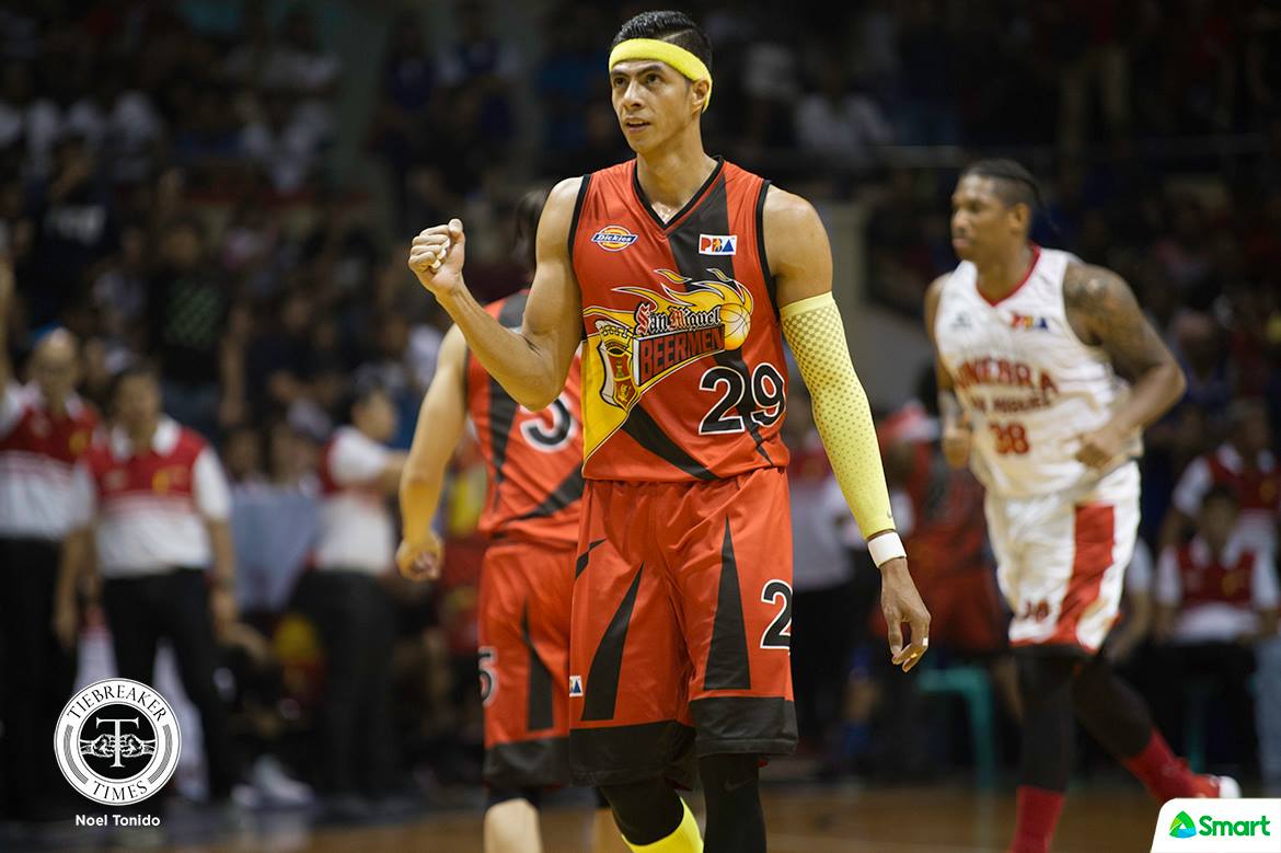 2018 pba philippine cup semifinals game 5 – san miguel def ginebra – arwind santos