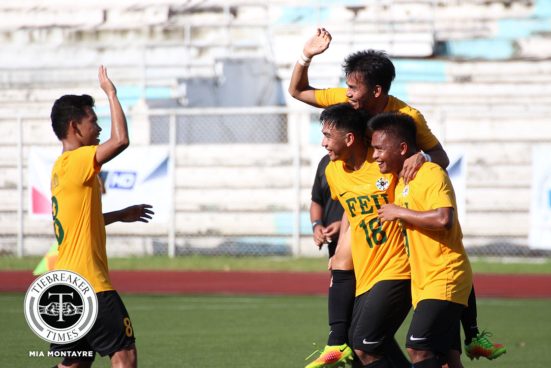 UAAP 80 MFB R2 – FEU d UE – Mendoza celebrate