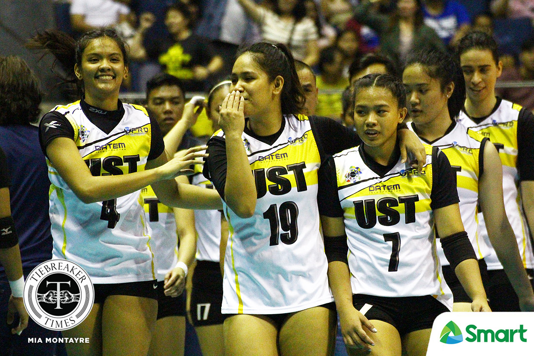 UAAP-80-WVB-UST-def-NU-happy-UST Golden Tigresses regaining sense of pride News UAAP UST Volleyball  - philippine sports news
