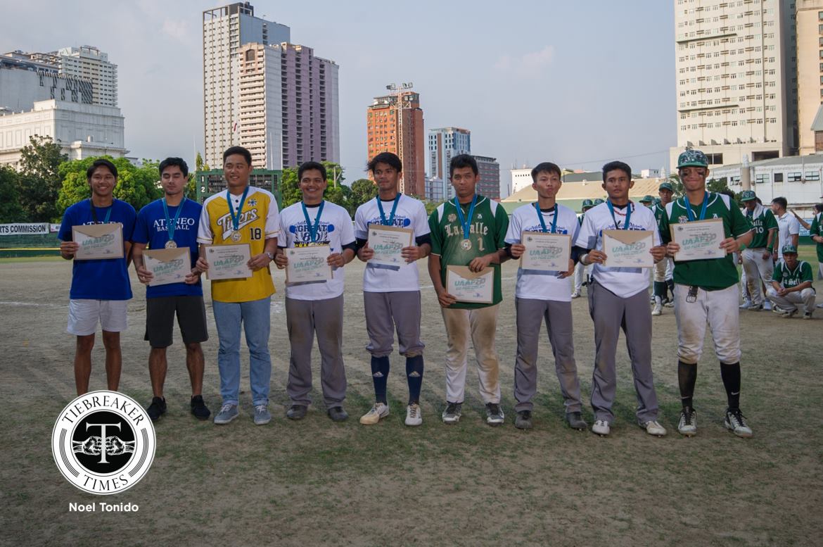 UAAP-Season-80-Baseball-All-UAAP-team UAAP Season 80 Seniors Baseball Awarding Ceremony ADMU AdU Baseball DLSU News UAAP UST  - philippine sports news