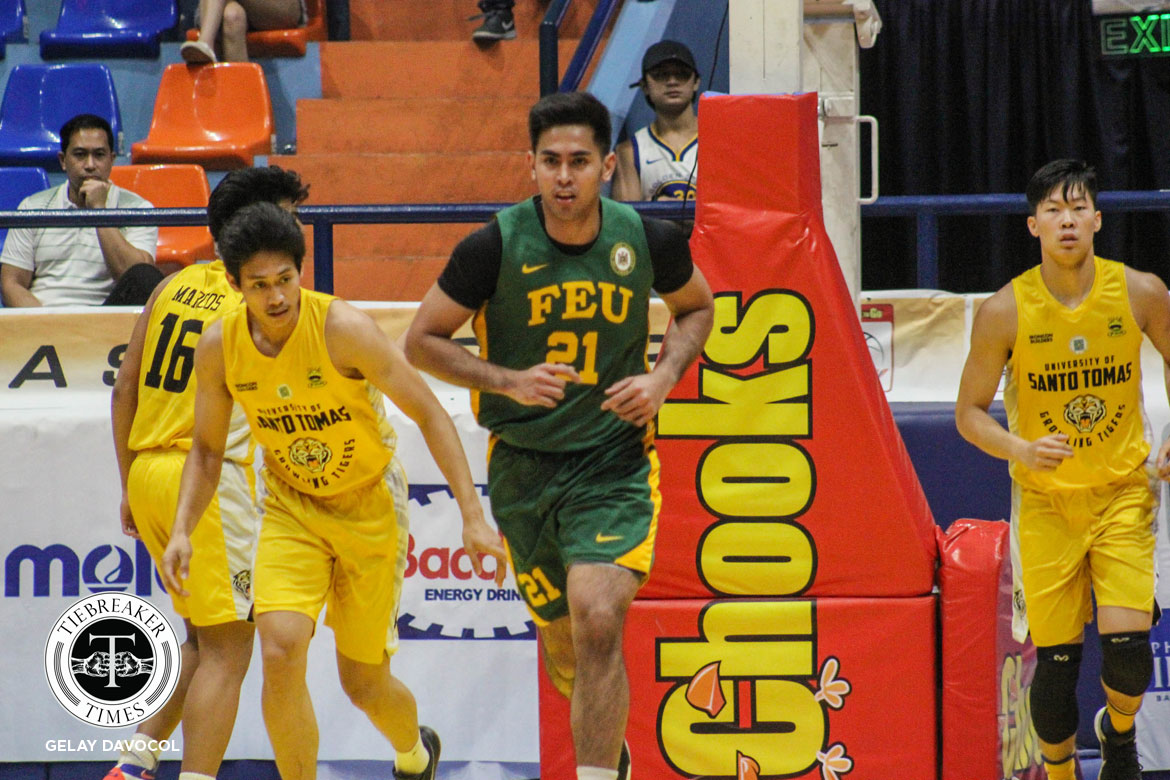 2018-filoil-preseason-cup-feu-def-ust-richard-escoto La Salle, FEU close in on QF berth AdU AU Basketball CSJL DLSU FEU News UE UST  - philippine sports news