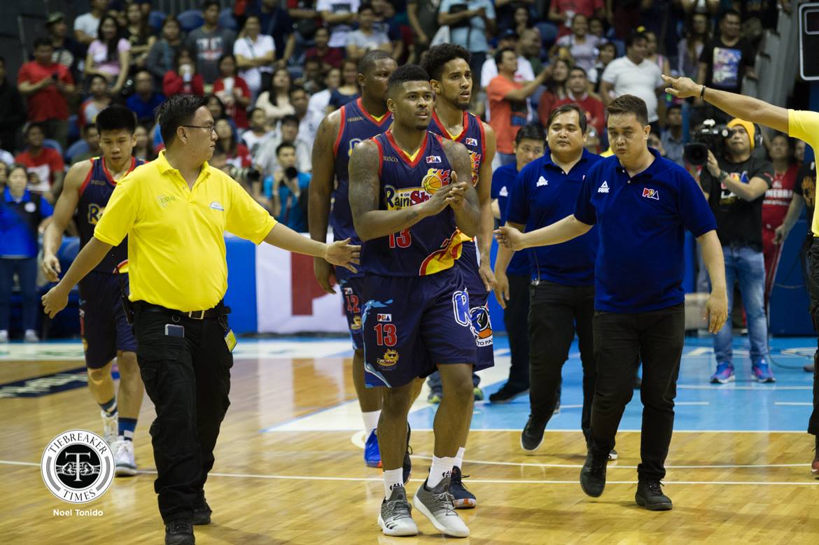 2018 pba commissioners cup – rain or shine def globalport – maverick ahanmisi