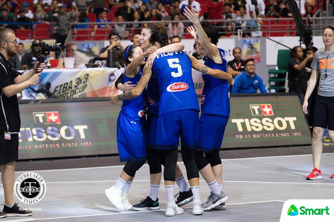 FIBA 3X3 World Cup – Italy def Russia – Celebration