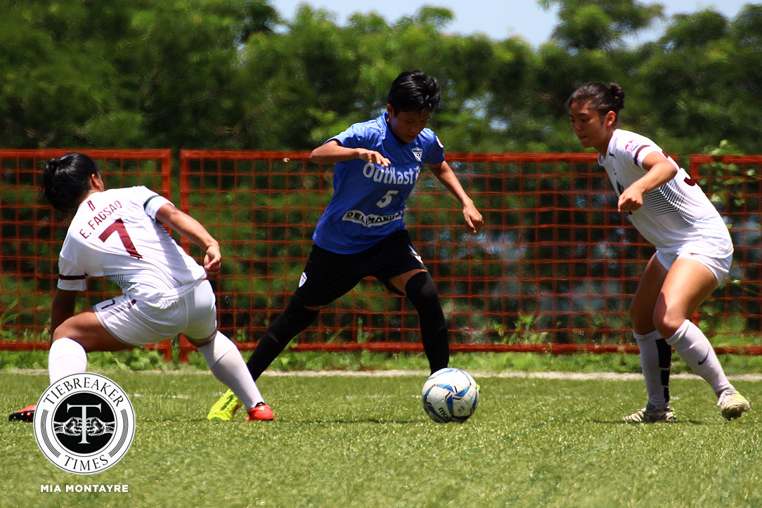 PFFWL-2018-M2-OutKast-FC-def-UP-Cabalan Zobel nabs first win as UST, OutKast FC stay perfect ADMU FEU Football News PFF Women's League UP UST - philippine sports news