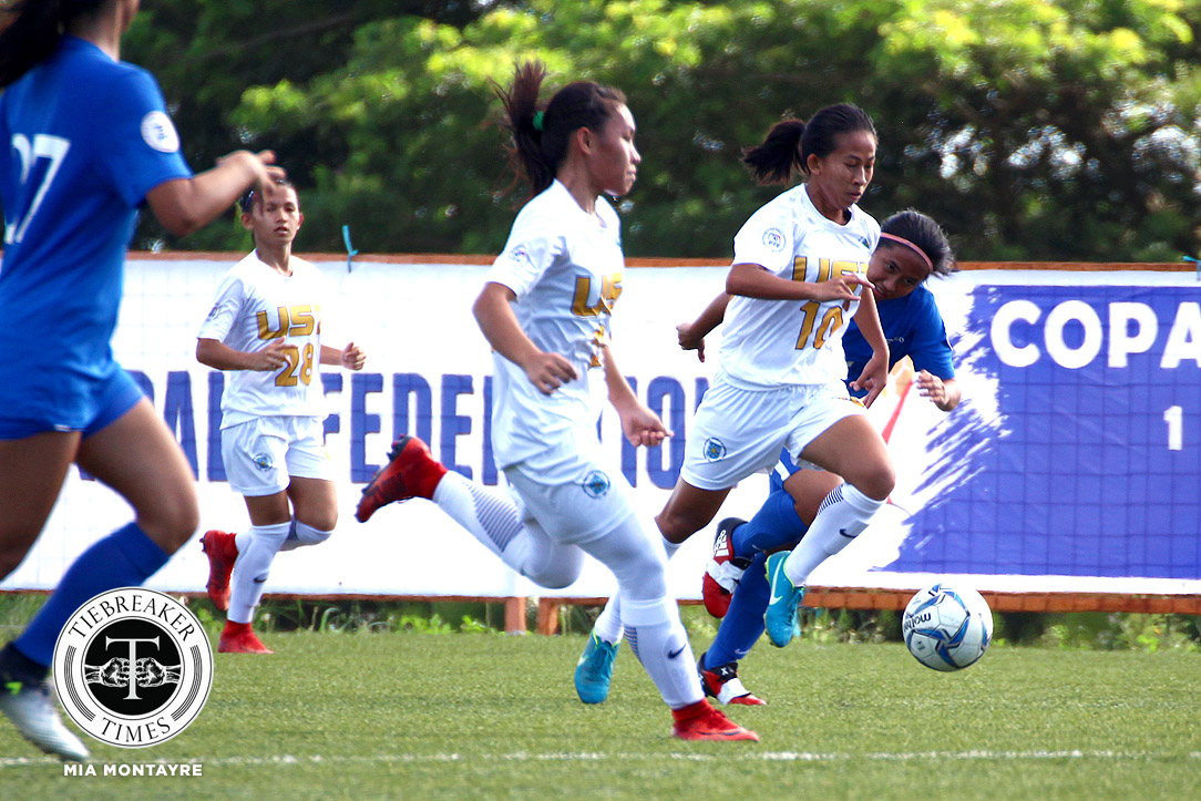 PFFWL-2018-M3-UST-def-ADMU-Lemoran-Indac-Cadag Zobel nabs first win as UST, OutKast FC stay perfect ADMU FEU Football News PFF Women's League UP UST - philippine sports news