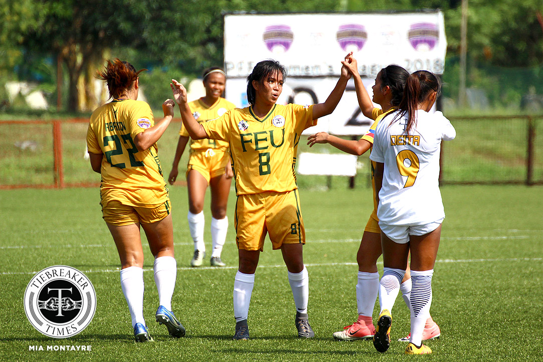 PFFWL-2018-M3-FEU-def-UST-Simoy PFFWL Roundup: FEU tames UST; Tuloy FC's Isabella Bandoja breaks single-season goal record DLSU FEU Football News PFF Women's League UP UST - philippine sports news