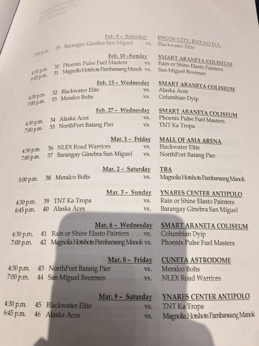 PBA-Season-44-Philippine-Cup-schedule-3 LOOK: Ginebra, TNT to raise PBA Season 44 curtains Basketball News PBA - philippine sports news