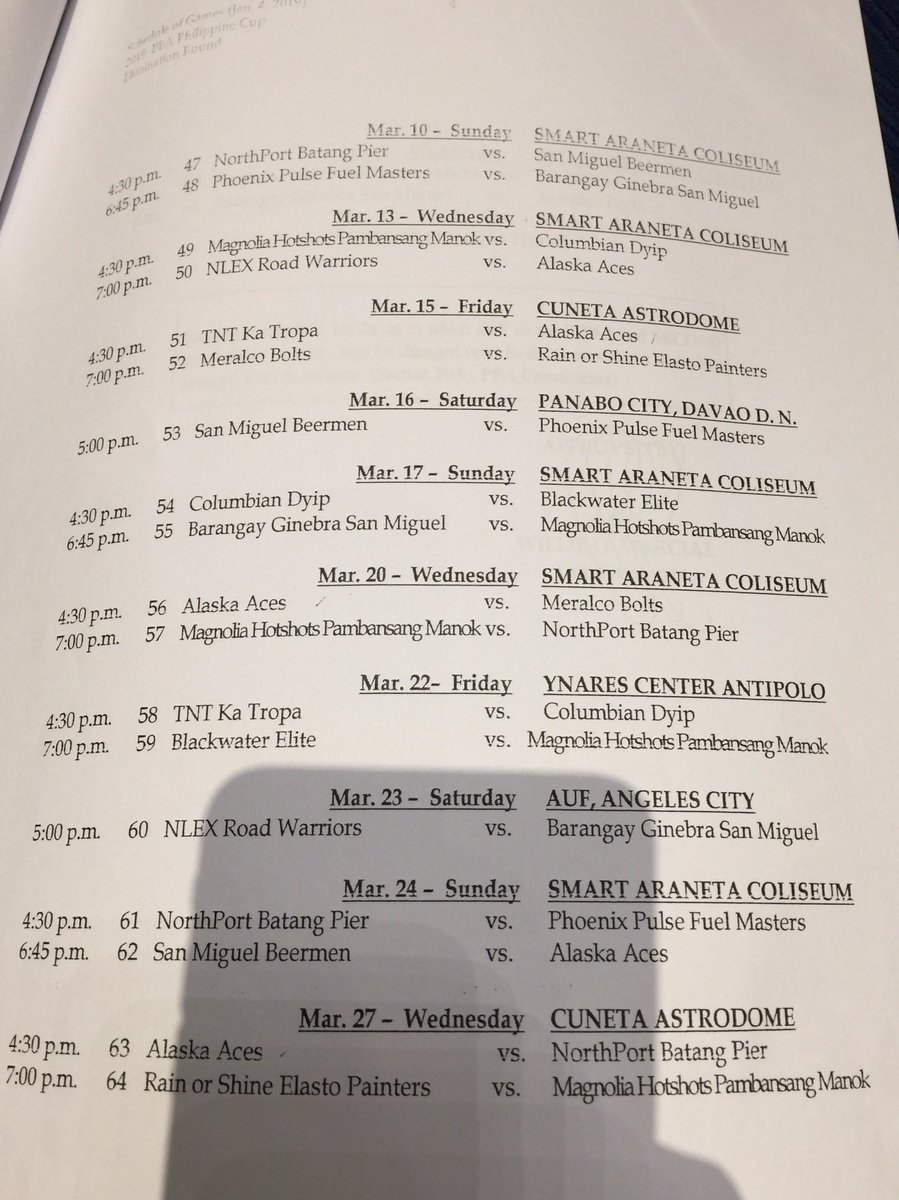 PBA-Season-44-Philippine-Cup-schedule-4 LOOK: Ginebra, TNT to raise PBA Season 44 curtains Basketball News PBA - philippine sports news