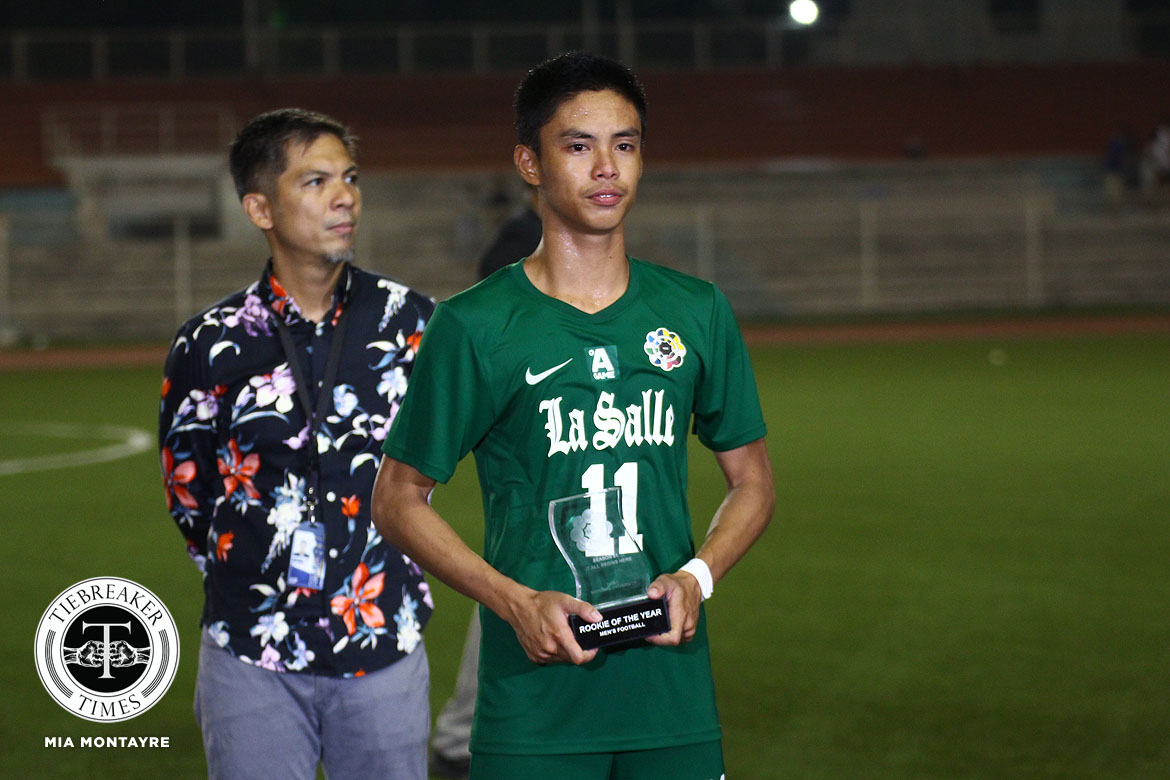 UAAP-81-MFB-Awards-Rookie-of-the-Year-Vergara Shanden Vergara leaves La Salle, gets football scholarship abroad DLSU Football News - philippine sports news