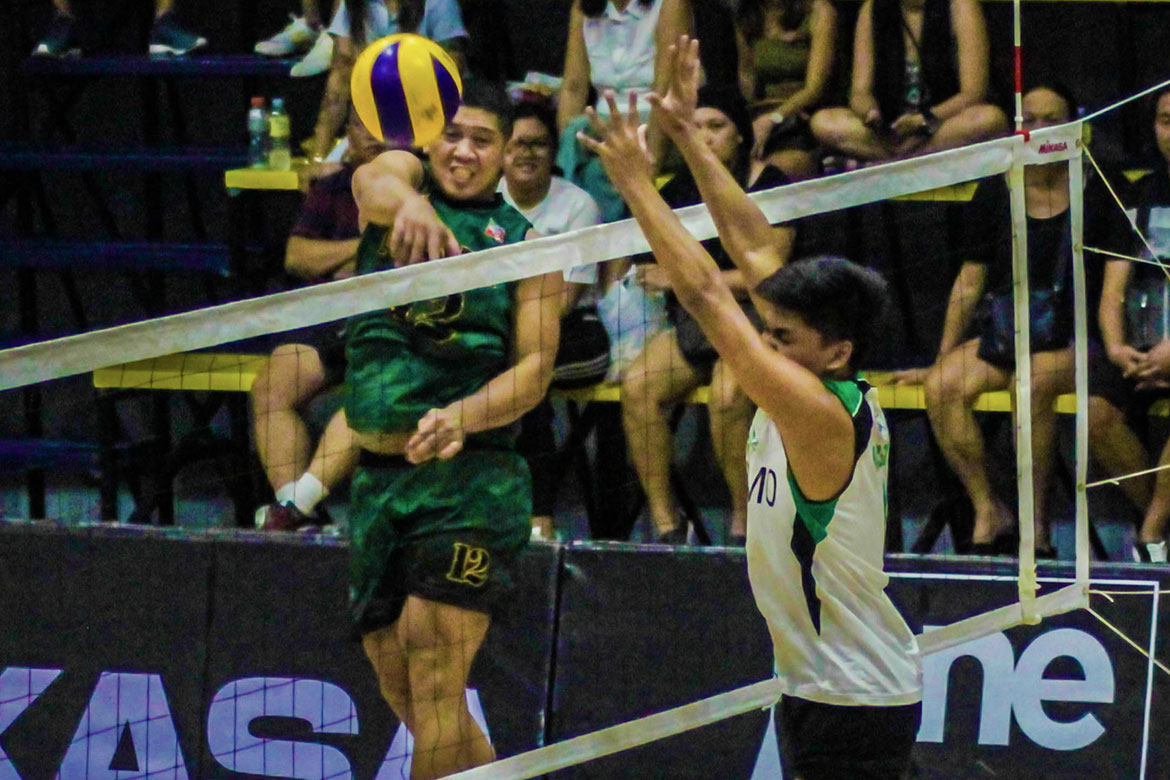 2019-spikers-turf-army-def-animo-pj-roxas De Guzman lifts PLDT to bounce back win; Army, Navy create tie at fourth CSB DLSU News Spikers' Turf Volleyball - philippine sports news