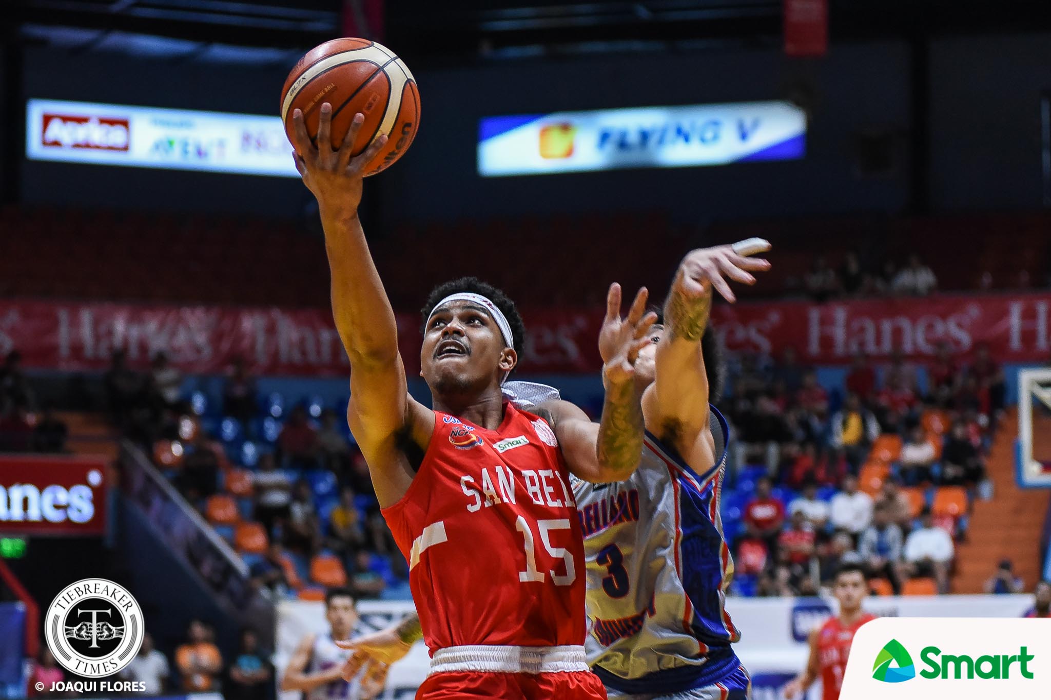 NCAA-95-SBU-vs.-AU-Canlas-1637 James Canlas looks to fill shoes left by 'brother' Evan Nelle Basketball News SBC - philippine sports news