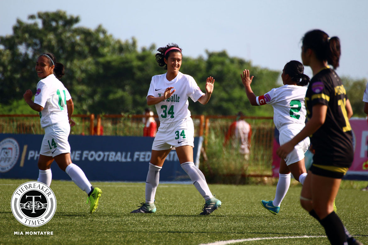 PFFWL-2019-Wk-10-M1-DLSU-def-UST-Castañeda La Salle takes solo PFFWL lead, survives gutsy UST DLSU Football News PFF Women's League UST - philippine sports news