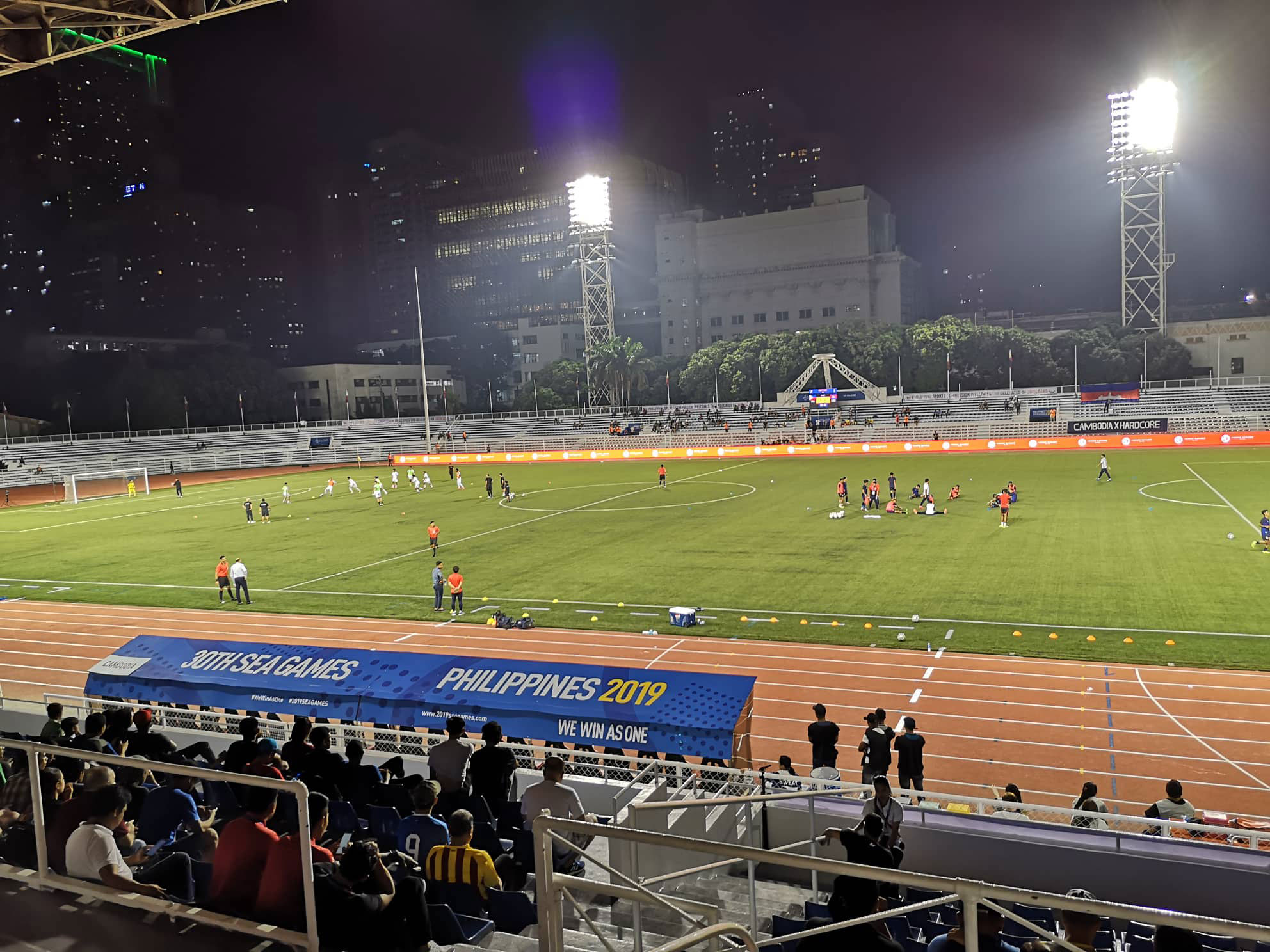 2019-sea-games-football-tribune RMS scoreboard, press room, even CR not yet ready during start of SEA Games Football 2019 SEA Games Football News - philippine sports news