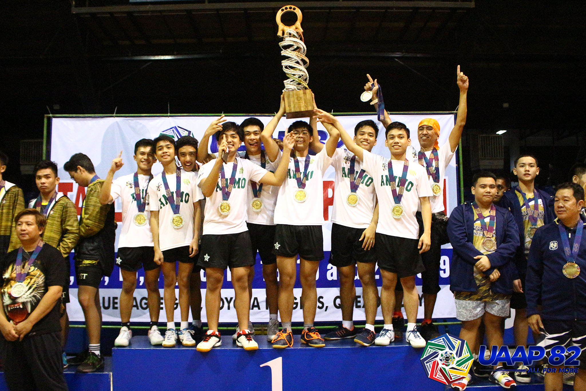 UAAP-82-Boys-Table-Tennis-Awards-1st-DLSZ DLSZ stuns UST for UAAP HS Table Tennis golden double DLSU News Table Tennis UAAP UST - philippine sports news