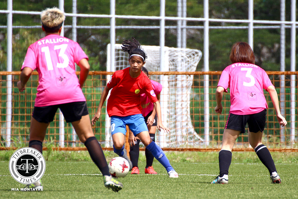 PFFWL-2019-Wk-18-M1-Tuloy-FC-def-Stallion-Hiraya-FC-Bandoja Trebol, Castañeda, Teves boast braces as La Salle breaches 40-point mark in PFFWL DLSU Football News PFF Women's League - philippine sports news