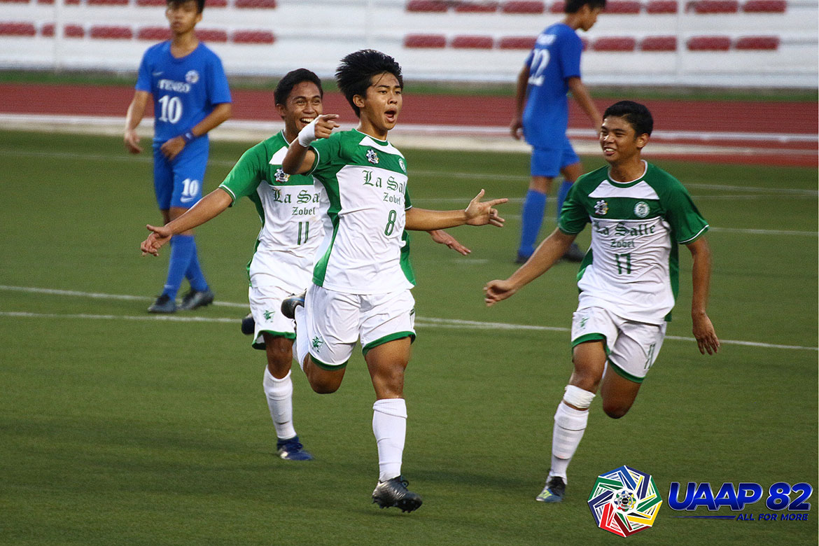 UAAP-82-Boys-Football-ADMU-v-DLSZ-Peña-Miraflores- NU-NS routs UST, DLSZ pounds AHS in UAAP 82 Boys Football ADMU DLSU Football News NU UAAP UST - philippine sports news