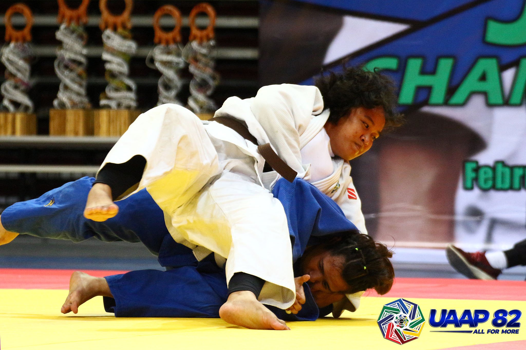 UAAP-82-Womens-Judo-Minus-78-HHW-Final-UP-v-UST-Main-Pagdanganan UE Lady Warriors bag historic UAAP Judo title Judo News UAAP UE UP UST - philippine sports news