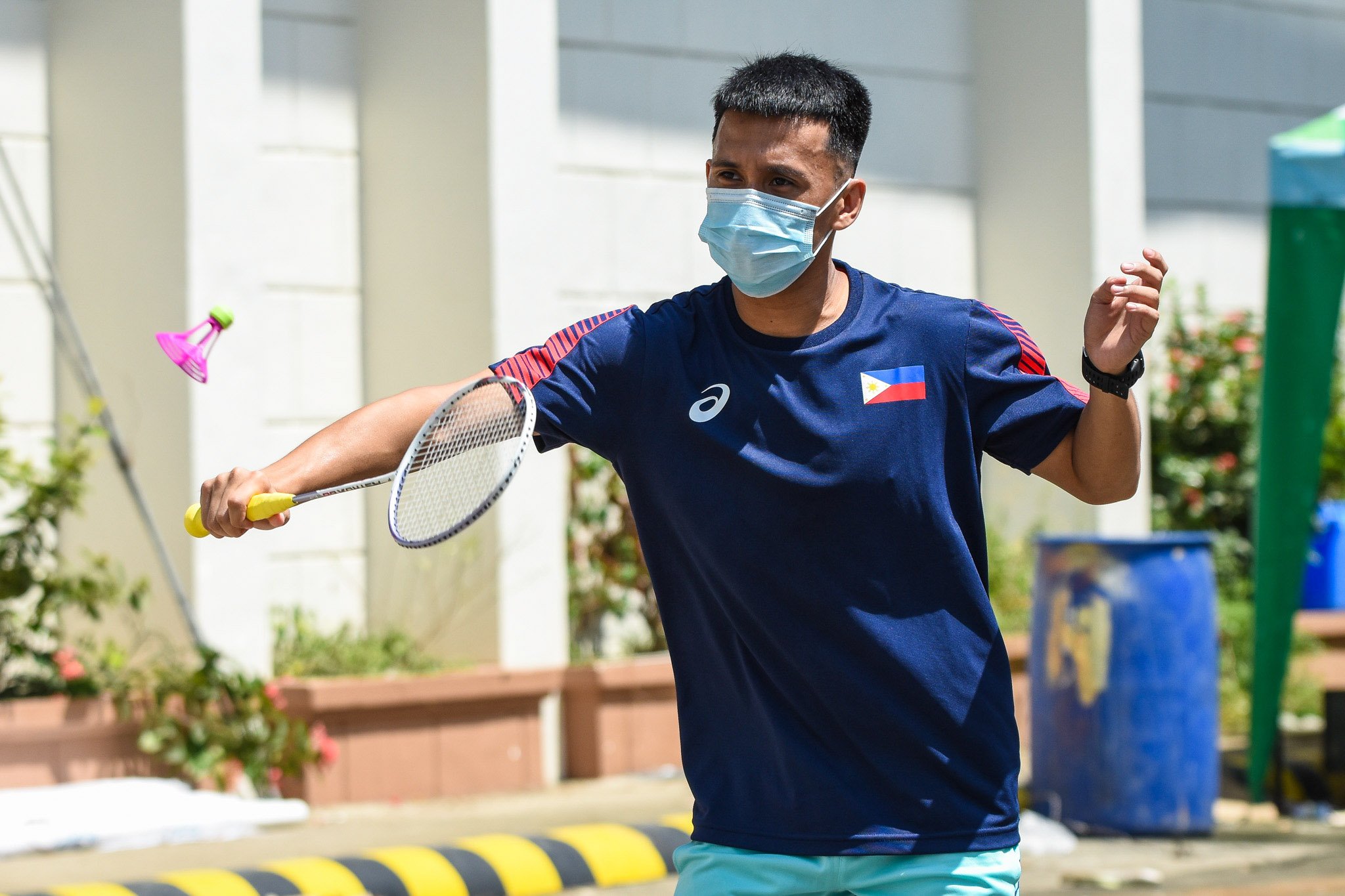 Airbadminton-Ros-Pedrosa Smash Pilipinas' Pedrosa, Barredo try airbadminton Air Badminton News - philippine sports news