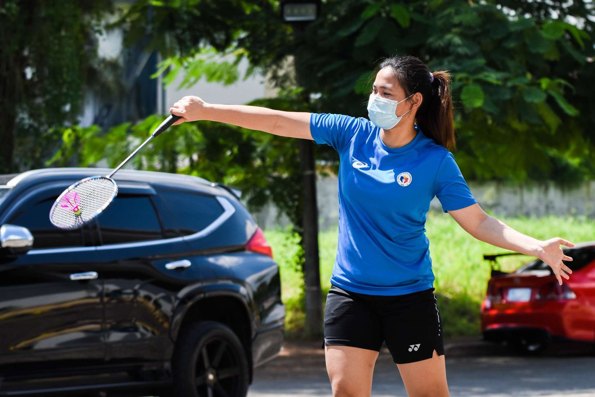 Airbadminton-Sarah-Barredo-2 Smash Pilipinas' Pedrosa, Barredo try airbadminton Air Badminton News - philippine sports news