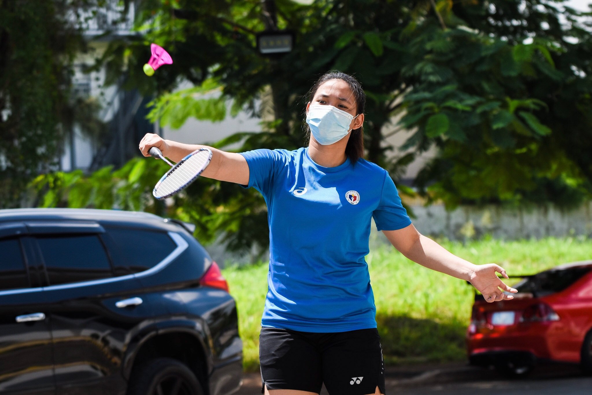 Airbadminton-Sarah-Barredo Smash Pilipinas' Pedrosa, Barredo try airbadminton Air Badminton News - philippine sports news
