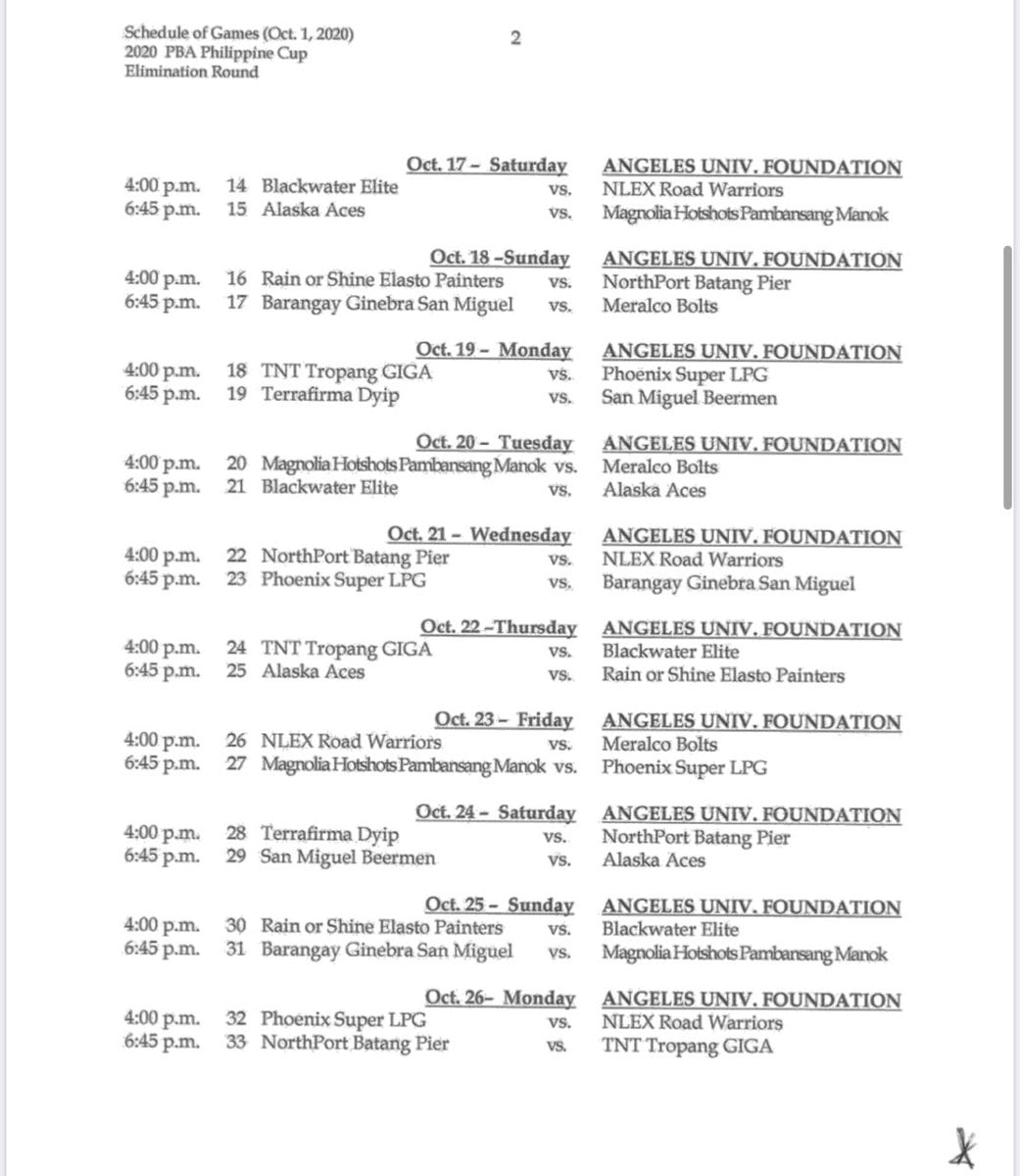 PBA-Season-45-schedule-2 Kiefer Ravena, NLEX to take on Ginebra on PBA bubble opening Basketball News PBA - philippine sports news