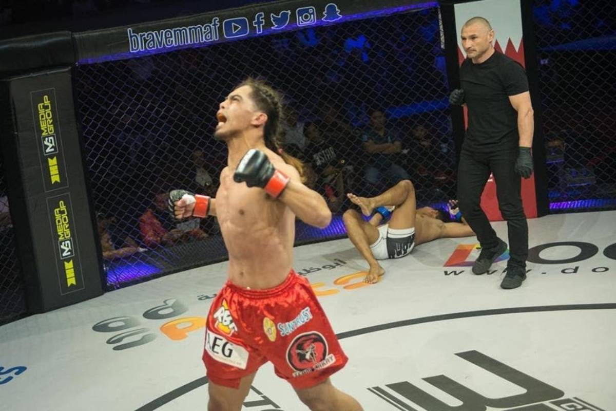 BRAVE-CF-Harold-Banario Meet the man behind Team Lakay's Baguio mural -- Harold Banario Brave CF Mixed Martial Arts News - philippine sports news