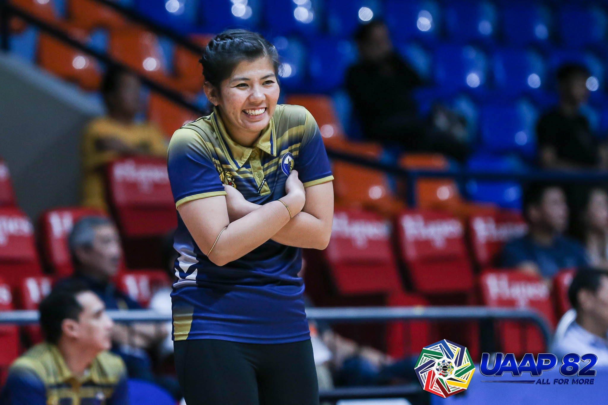 UAAP-S82-FINALS-GAME1-GVT-NU-vs-ADU-Regine-Diego Sherwin Meneses departs NU after one-year stint, Regine Diego takes the reins News NU UAAP Volleyball - philippine sports news