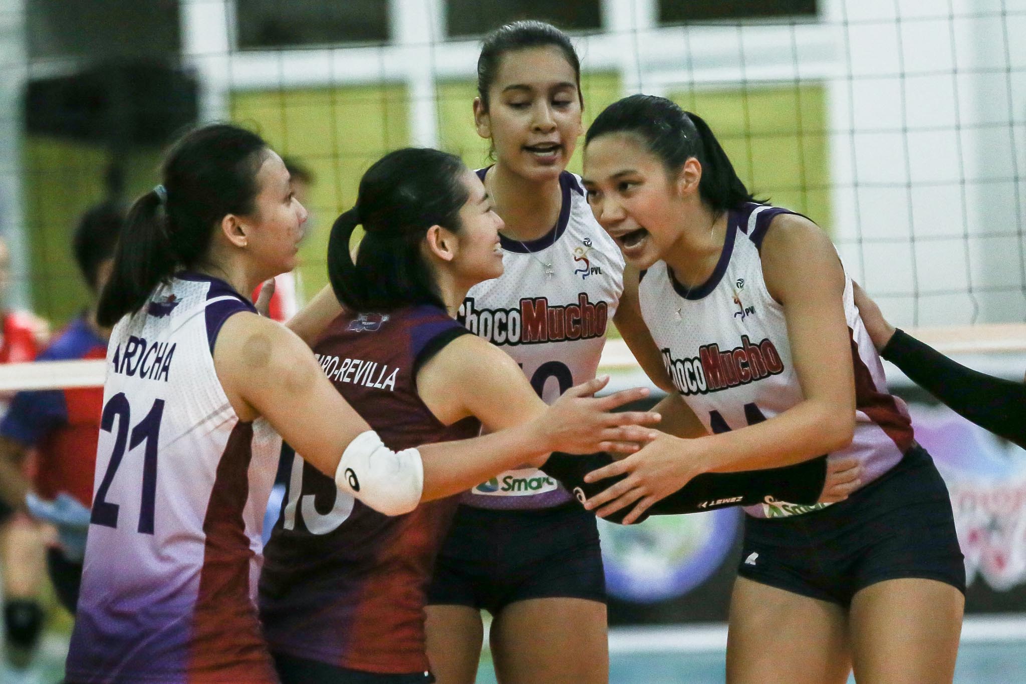 2021-PVL-Open-PLDT-vs-Choco-Mucho-Regine-Arocha-x-Denden-Lazaro-x-Kat-Tolentino-x-Bea-De-Leon Kat Tolentino believes having Ateneo core in Choco Mucho is their advantage News PVL Volleyball - philippine sports news
