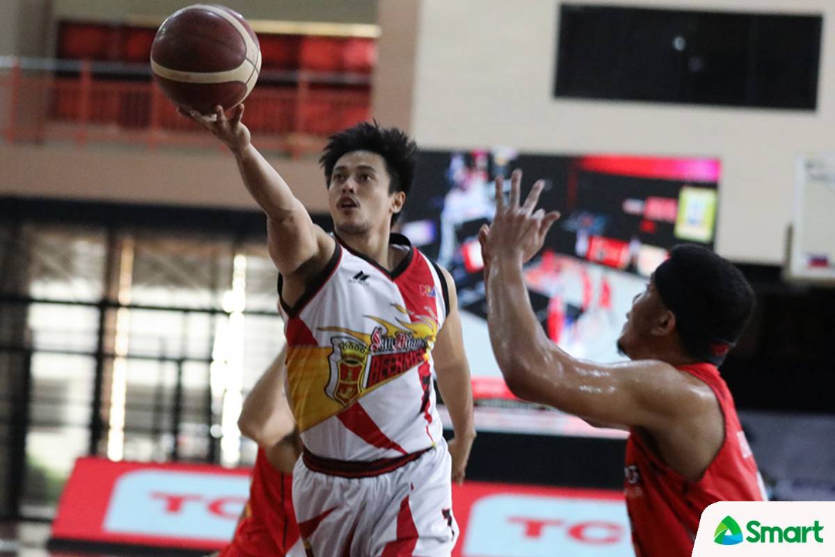 2021-PBA-Philippine-Cup-Quarterfinals-San-Miguel-vs-NorthPort-Terrence-Romeo Filling Arwind Santos' shoes a task too tall, admits Vic Manuel Basketball News PBA - philippine sports news
