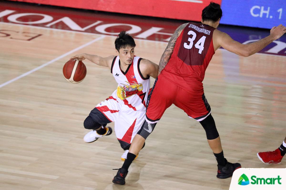 2021-pba-philippine-cup-san-miguel-vs-ginebra-Terrence-Romeo-2 Lassiter relieved as Romeo, SMB shots start to fall amid season rigors Basketball News PBA - philippine sports news