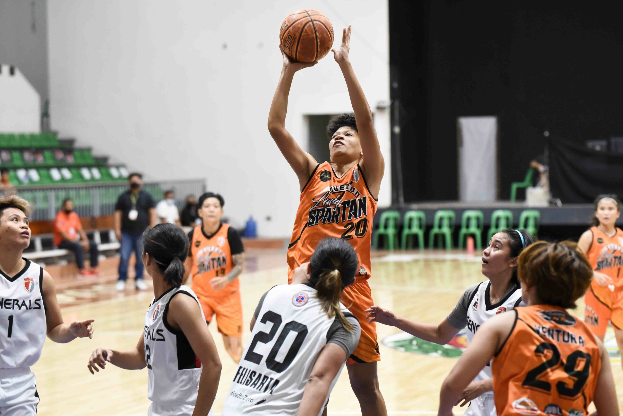 2021-Pia-WNBL-Taguig-vs-Quezon-Chicky-Faraon-Lady-Spartans-scaled Ventura, Araja, Razalo fight back vs Taguig, saves Quezon's WNBL campaign Basketball NBL News - philippine sports news