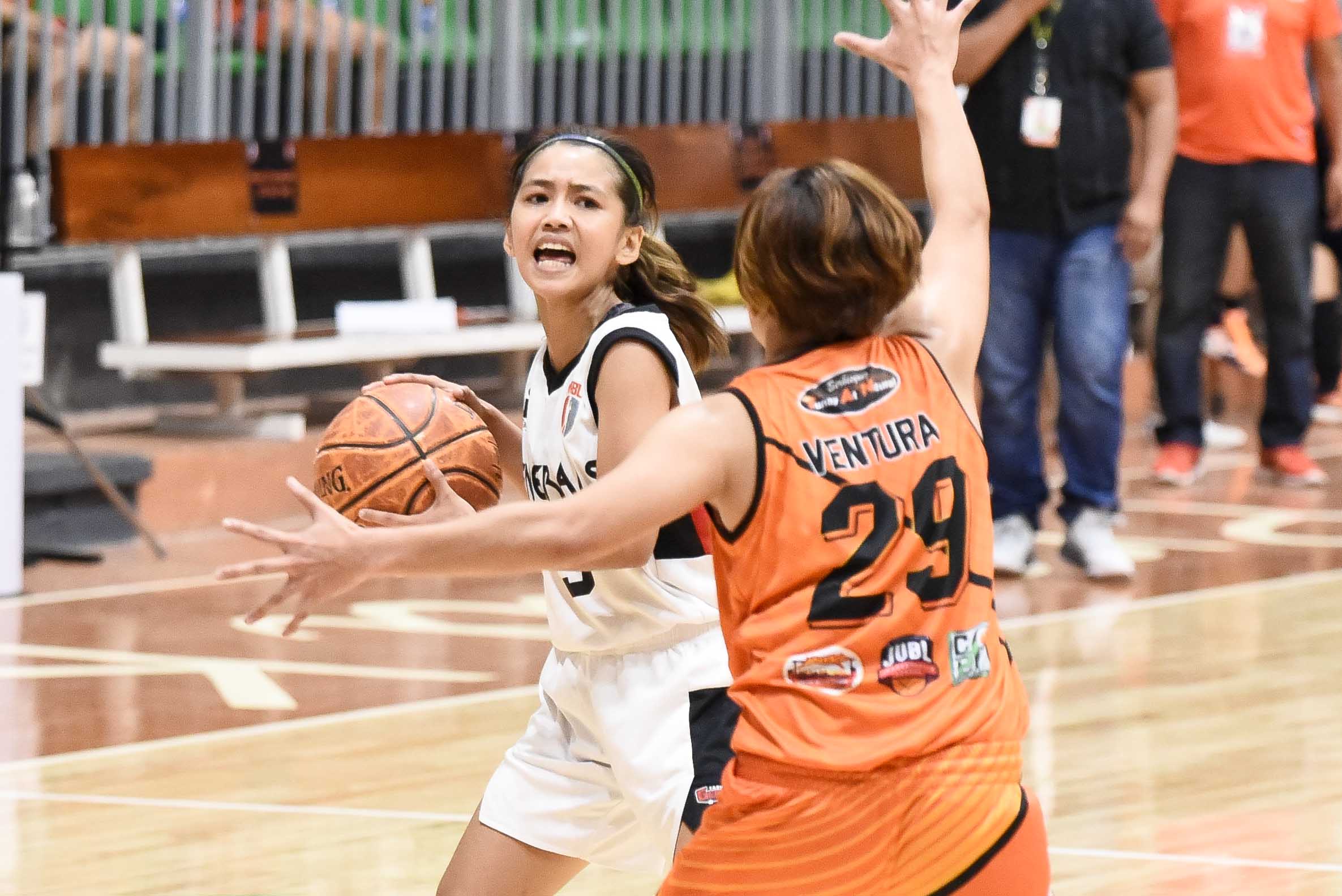 2021-Pia-WNBL-Taguig-vs-Quezon-Lorraine-Jastine-Capilit-Lady-Generals Ventura, Araja, Razalo fight back vs Taguig, saves Quezon's WNBL campaign Basketball NBL News - philippine sports news
