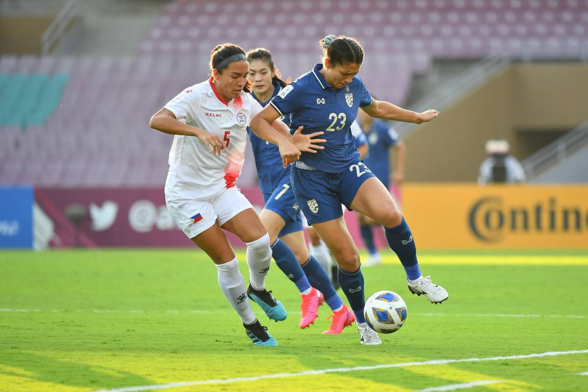 2022-Womens-Asian-Cup-Philippines-vs-Thailand-Hali-Long-2 Double celebration for PWNFT's birthday girl Hali Long Football News Philippine Malditas - philippine sports news