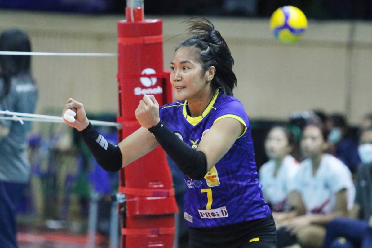 2021-22-VTL-Season-Nakhon-Ratchasima-def-Pro-Flex-Mylene-Paat Santiago-Manabat finds form as Nakhon Ratchasima books slot to VTL playoffs News Volleyball - philippine sports news