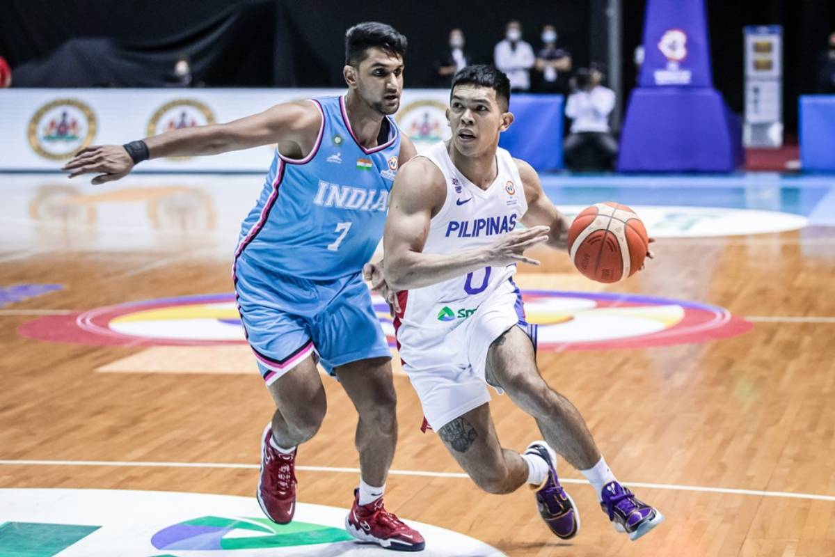 2023-FIBA-World-Cup-Asian-Qualifiers-Gilas-vs-India-Thirdy-Ravena-1 India players look forward to launch of pro league 2023 FIBA World Cup Basketball News - philippine sports news