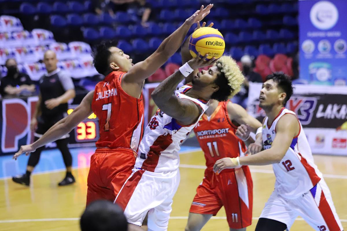 2022-PBA-3x3-Leg-2-Northport-vs-Purefoods-Joseph-Eriobu Meralco, Limitless sweep pools in PBA 3x3 Leg 2 3x3 Basketball News PBA 3X3 - philippine sports news