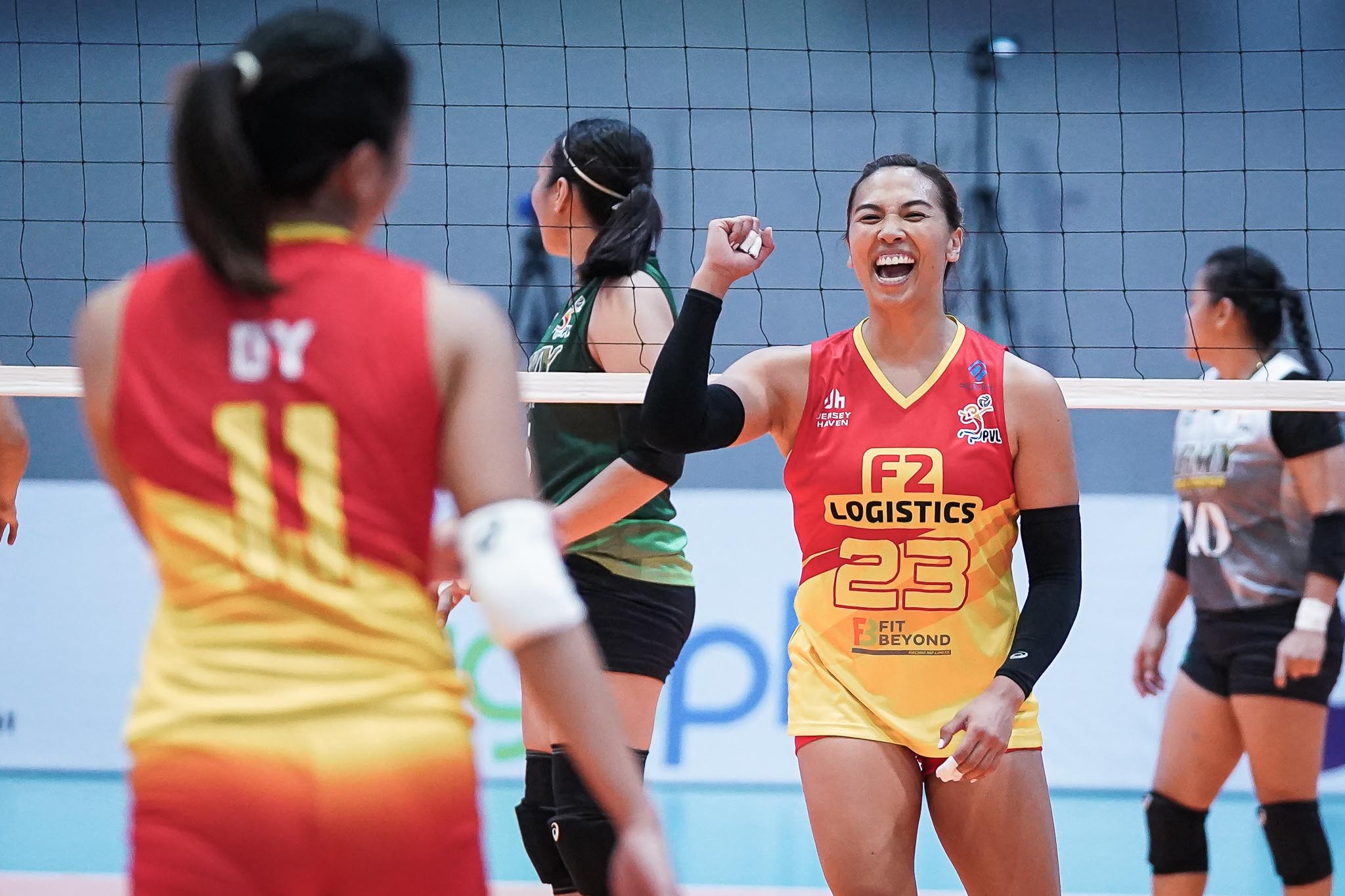 2022-PVL-F2-Logistics-vs-Army-Iris-Tolenada-F2 Kim Fajardo glad to have Iris Tolenada on her side as she recovers News PVL Volleyball - philippine sports news